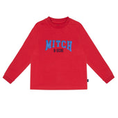 Mitch & Son Boys Red Long Sleeve Top